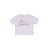 Barbie Kız Çocuk Desenli Beyaz Lila Pijama Takımı, 7-8 Yaş, 5003206681, Beyaz - Lila, Kız Çocuklar