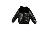 Barbie Kız Çocuk Kapüşonlu Kürklü Mont, 3-4 Yaş, 5003011165, Siyah, Kız Çocuklar