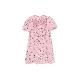 Barbie Kız Çocuk Pullu Abiye Elbise, 7-8 Yaş, 5003291019, Pembe, Kız Çocuklar