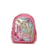 Barbie Kız Çocuk Sırt Çantası, 28x35x13 cm, Pembe, Fermuarlı, İki Bölmeli