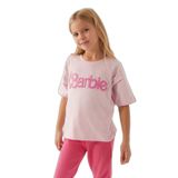 Barbie Kız Çocuk T-Shirt - L1772-3 Toz Pembe