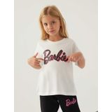 Barbie Kız Çocuk Tişört 3-7 Yaş Krem
