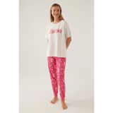 Barbie L1704-S Kadın Kısa Kol Pijama Takımı