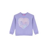 Barbie Lila Kız Çocuk Baskılı Relaxed Sweatshirt BRB6WG-SWT6610 - 5 - 6 Yaş