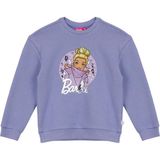 Barbie Lila Kız Çocuk Bisiklet Yaka Baskılı Sweatshirt BRB6WG-SWT6607 - Açık Lila