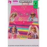 Barbie Lisanslı 2'li Çıtçıtlı Dosya, 20 x 20 cm, Hediyeli
