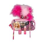 Barbie Lisanslı Gizlemli Parıltılar Koleksiyonu Kalem Çantası Seti, Pembe, Kurşun Kalem, Silgili Kalemtraş, Ruj Silgi