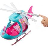 Barbie Lisanslı Helikopter Oyuncak Gemi 0-3 Yaş İçin Pembe Mavi Renkli İki Koltuklu