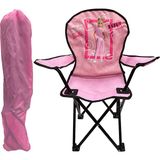 Barbie Lisanslı Katlanabilir Çocuk Kamp Sandalyesi %100 Polyester Renk: Adaçayı Kolay Temizlenir