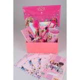Barbie Lisanslı Kırtasiye Okul Seti, Pembe, Çitçit Dosya, Resim Defteri, Kalem, Silgi, Kalem Kutusu, Kumbara Defter