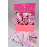 Barbie Lisanslı Kırtasiye Okul Seti, Pembe, Çitçit Dosya, Resim Defteri, Kalem, Silgi, Kalem Kutusu, Kumbara Defter