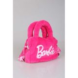 Barbie Lisanslı Peluş Askılı Omuz Çantası, Pembe, Tek Ebat