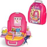 Barbie Market Seti Sırt Çantası - Kasiyer Oyuncakları - Market Setleri - Evcilik Oyuncakları