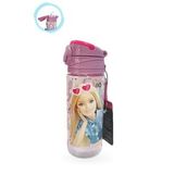 Barbie Matara 500 Ml - Çocuk Suluk, Matara, Pipetli Suluk, Askılı Suluk Barbie Matara