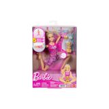 Barbie ® Meditasyoncu Bebek ve Aksesuarlar, Yoga kıyafetleri giyen ışıklı, sesli ve müzikli JJN55