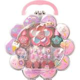 Barbie Mega Hot Focus Sparkle Taşınabilir Işıltılı Tırnak ve Makyaj Seti - Renkli