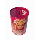 Barbie Metal Kumbara Orta Boy Orjinal Lisanslı 1 Adet Barbi Kumbara Teneke Extra