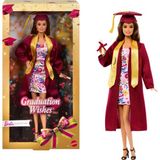 Barbıe® Mezuniyet Dilekleri™ Bebek | Bordo Cübbesi ve Püsküllü Kepiyle Koleksiyona Uygun Barbie Signature Mezuniyet Dilekleri Bebek JJX81