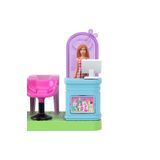 Barbie Mini BarbieLand Bebek ve Oyun Seti JCR29 - Kuaför Salonu Jcr32
