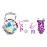 Barbie Mini Çanta Aksesuarları Mayolu Plaj Temalı Set