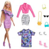 Barbie Moda Bebek, Kıyafetleri ve Akseasuarları HYT61 - Pembe