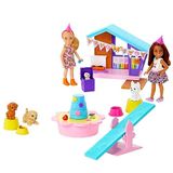 Barbie MTL-HJY88 Chelsea Köpekçiğin Doğum Günü Pembe Oyun Seti