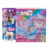 Barbie MTL-HNT67 A Touch Of Magic Pembe Chelsea ve Pegasus Oyun Seti