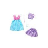 Barbie 'nin Kıyafetleri 2'li Paket FYW82 - Deniz Kabuklu Elbise Hrh44