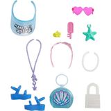 Barbie 'Nin Moda Aksesuarları Paketi Plaj Aksesuarları Grc13