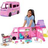 Barbie 'Nin Rüya Karavanı Oyun Seti, Tavan Çadırı, Salıncağı, Balık Tutulan Göleti, Renk Değişimi Öze