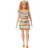Barbie Okyanus Bebeğini Seviyor, Çiçekli Sundress Ve Aksesuarlarla Sarışın, Bebek Ve Geri Dönüşümlü