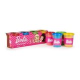 Barbie Oyun Hamuru 4'lü 400GR - Çok Renkli