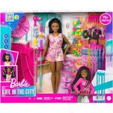 barbie oyuncak brooklyn eğlenceli saçlar oyun seti hhm39 - Yok