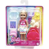 barbie oyuncak seyahatte chelsea bebek ve aksesuarları hjy17 - Yok