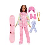 Barbie Oyuncak Snowboard Seti