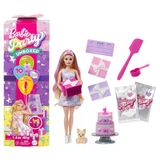 Barbie Parti Paketi Bebek Ve Aksesuarlar, Minik Dostumun Doğum Günü Serisi Doğum Günü Fiyonkları Seti Ve Renk Değişimi İle Pasta Süsleme Et