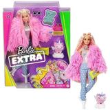 Barbie Pembe Ceketli Bebek Extra Prenses Temalı Eğlenceli Oyun 2-4 Yaş Kız Çocuklar İçin