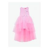 Barbie Pembe Kız Çocuk Abiye Elbise BRB6SG-ELB6523