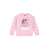 Barbie Pembe Kız Çocuk Relaxed Baskılı Sweatshirt BRB6WG-SWT6604 - 9 - 10 Yaş