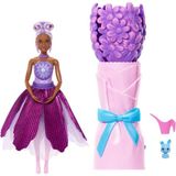Barbie Petal Pop Barbie Bebek ve Aksesuarları Lavanta Oyun Seti MATE-JMF56