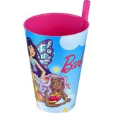 Barbie Pipetli Bardak 400 Ml.