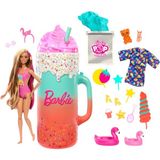 Barbie Pop Reveal Bebek ve Aksesuarları; Kokulu Bebek, Yumuşacık Evcil Hayvan, Renk Değişimi Özelliğ