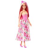 Barbie Prenses Bebekler Pembe Saçlı