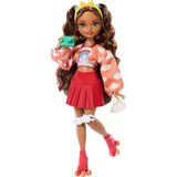 Barbie Rüya Arkadaşlar Bebek Ve Aksesuarları, Eklemleri Bükülebilen, Kahverengi Saçlı, Patenci Teresa Bebek, Video Oyunu Temalı 9 Parça, Jfx9
