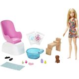 Barbie Sağlıklı Tırnak Bakımı Oyun Seti, Renk Değişimi Özelliği Ve Birbirinden Eğlenceli Aksesuarlar