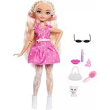 Barbie Sarı Saçlı Ve Eklemleri Bükülebilen Barbie Dream Besties 'Malibu' Bebek Ve Aksesuarları, Makyaj Temalı Oyuncaklar, Jkp50 | Çıkarılabilir Moda Ve Makyaj Temalı Aksesuarlarla Moda Bebek, 3 Yaş Ve