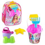 Barbie Sırt Çantalı Plaj Seti