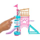 Barbie Stacie Köpekçik Oyun Parkı Kız Çocuklar İçin 20'den Fazla Parça İçeren Set