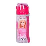 Barbie Suluk / Su Şişesi 500ml Pembe Özel Tritan Malzemeli Suluk Pipetli Çok Renkli