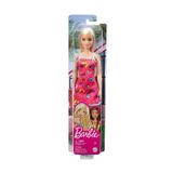 Barbie T7439 Pembe Elbiseli Şık Kıyafetli Bebekler